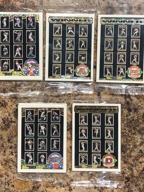 1992-93 Topps Black Gold Sealed Pack Set LOT of 5 Includes Ax2 B C D